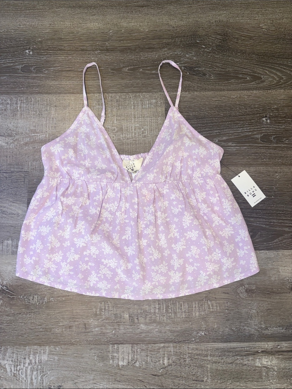 Billabong Lavender Floral Cami Top